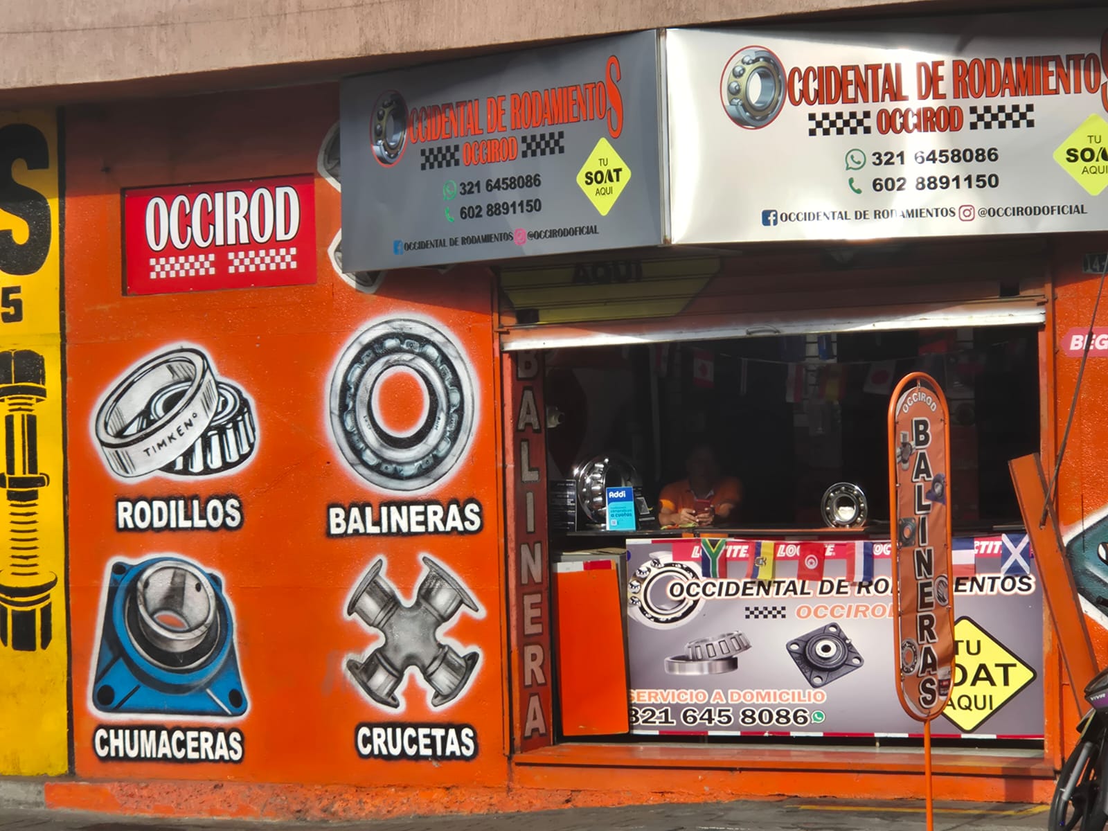 Local OCCIROD - Fachada principal en Cali